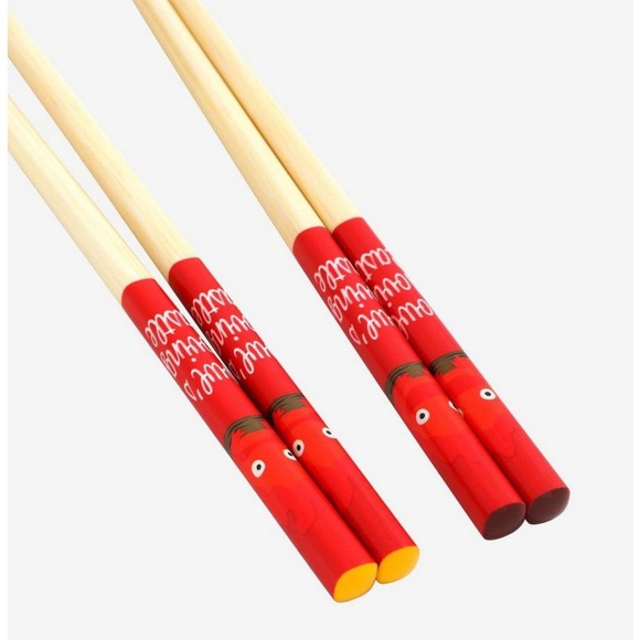 New Calcifer Howl's Moving Castle Chopstick Set of 2 21cm - Picture 7 of 7
